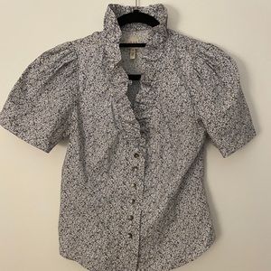 Rebecca taylor la vie floral blouse